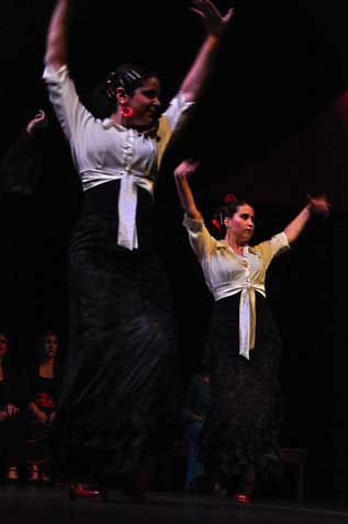 Show de Flamenco La Argentina da Cuadra Flamenca da apresentao realizada no Club Athletico Paulistano em 2012. Foto: Osmar Fermozelli