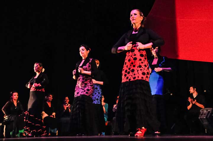 Show de Flamenco La Argentina da Cuadra Flamenca da apresentao realizada no Club Athletico Paulistano em 2012. Foto: Osmar Fermozelli