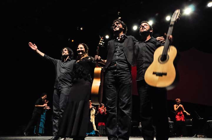Show de Flamenco La Argentina da Cuadra Flamenca da apresentao realizada no Club Athletico Paulistano em 2012. Foto: Osmar Fermozelli