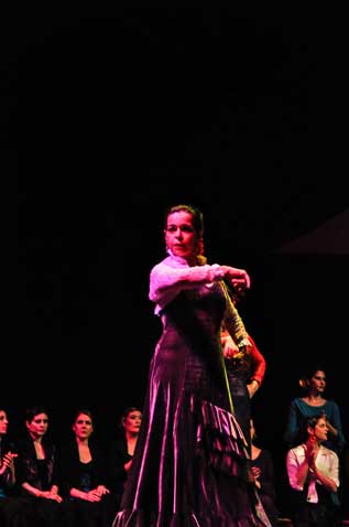 Show de Flamenco La Argentina da Cuadra Flamenca da apresentao realizada no Club Athletico Paulistano em 2012. Foto: Osmar Fermozelli
