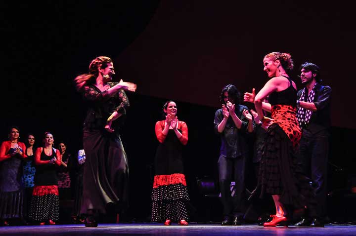 Show de Flamenco La Argentina da Cuadra Flamenca da apresentao realizada no Club Athletico Paulistano em 2012. Foto: Osmar Fermozelli