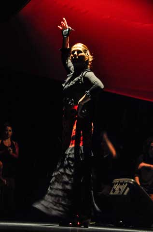 Show de Flamenco La Argentina da Cuadra Flamenca da apresentao realizada no Club Athletico Paulistano em 2012. Foto: Osmar Fermozelli