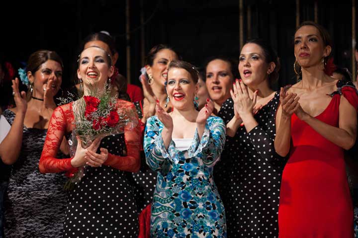Show de Flamenco La Tasca da Cuadra Flamenca realizada no Teatro Folha em 2011. Vera Alejandra. Foto: Pedro Napolitanos Prata