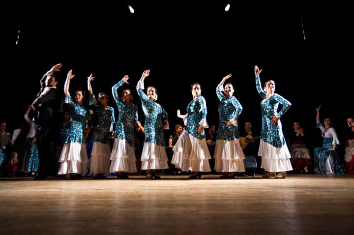 Show de Flamenco La Tasca da Cuadra Flamenca realizada no Teatro Folha em 2011. Vera Alejandra. Foto: Pedro Napolitanos Prata