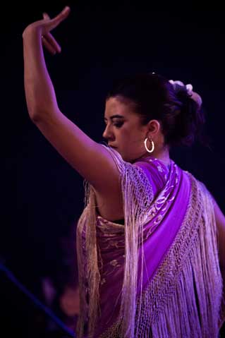 Show de Flamenco La Tasca da Cuadra Flamenca realizada no Teatro Folha em 2011. Vera Alejandra. Foto: Pedro Napolitanos Prata