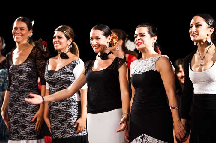 Show de Flamenco La Tasca da Cuadra Flamenca realizada no Teatro Folha em 2011. Vera Alejandra. Foto: Pedro Napolitanos Prata