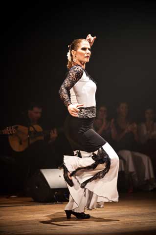 Show de Flamenco La Tasca da Cuadra Flamenca realizada no Teatro Folha em 2011. Vera Alejandra. Foto: Pedro Napolitanos Prata
