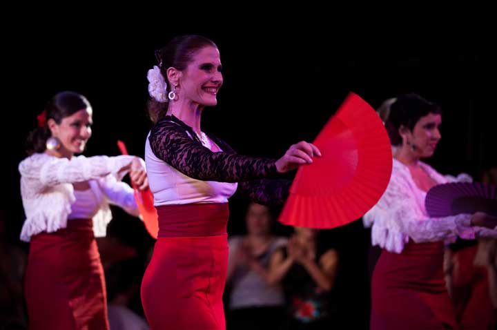 Show de Flamenco La Tasca da Cuadra Flamenca realizada no Teatro Folha em 2011. Vera Alejandra. Foto: Pedro Napolitanos Prata