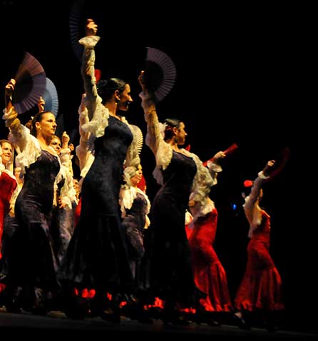 Show de Flamenco Lorca con volantes y boleros da Cuadra Flamencaapresentao realizada no Club Athletico Paulistano em 2010. Foto: Fabio Figueiredo