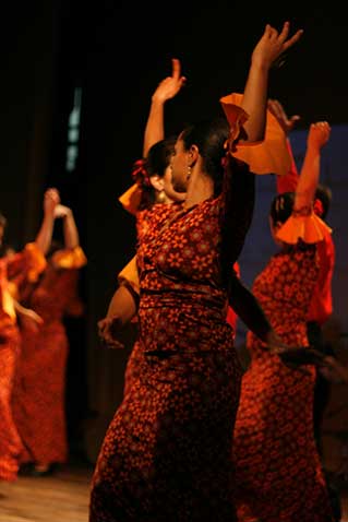 Show de Flamenco Lorca con volantes y boleros da Cuadra Flamencaapresentao realizada no Club Athletico Paulistano em 2010. Foto: Gustavo Tukuna