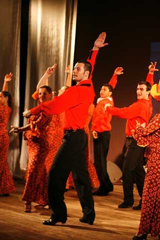 Show de Flamenco Lorca con volantes y boleros da Cuadra Flamencaapresentao realizada no Club Athletico Paulistano em 2010. Foto: Gustavo Tukuna