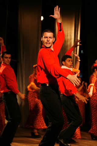 Show de Flamenco Lorca con volantes y boleros da Cuadra Flamencaapresentao realizada no Club Athletico Paulistano em 2010. Foto: Gustavo Tukuna