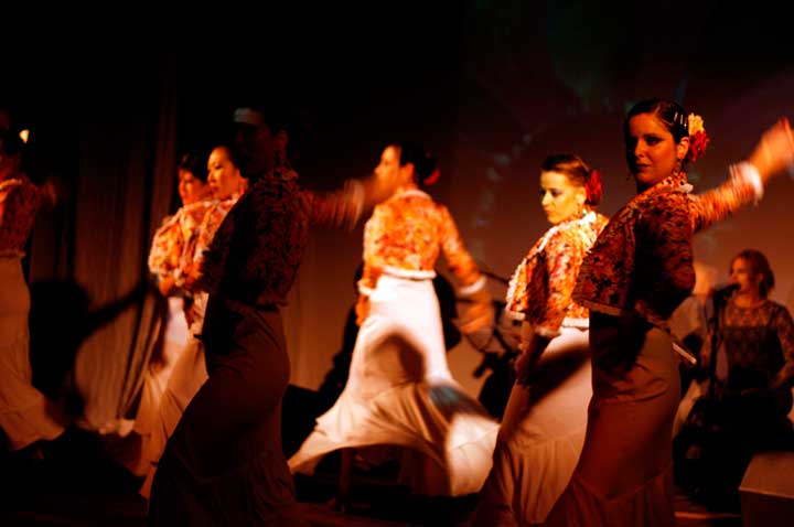 Show de Flamenco Lorca con volantes y boleros da Cuadra Flamencaapresentao realizada no Club Athletico Paulistano em 2010. Foto: Gustavo Tukuna