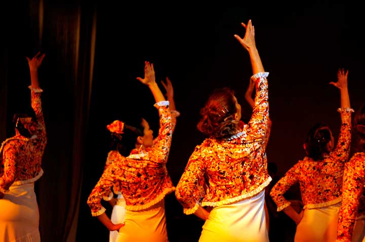 Show de Flamenco Lorca con volantes y boleros da Cuadra Flamencaapresentao realizada no Club Athletico Paulistano em 2010. Foto: Gustavo Tukuna